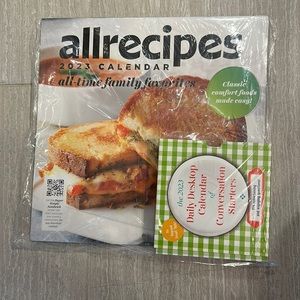 2023 Recipe and Conversation starter calendars.